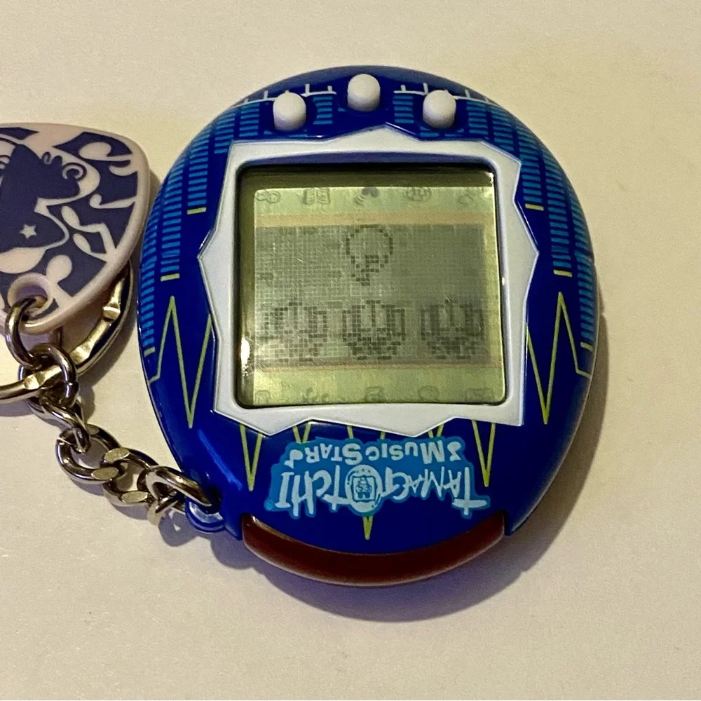 ✨ Tamagotchi Connection V6 2004 Original Music Star Bar Frequency Electric Blue